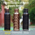 Raw Diamond Copper Bottle