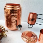 Amrit Hammered Copper Dispenser