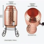 Amrit Hammered Copper Dispenser