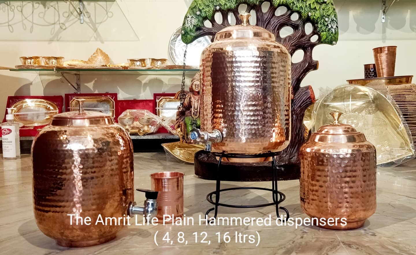 The Amrit Life Pure Copper Dispenser