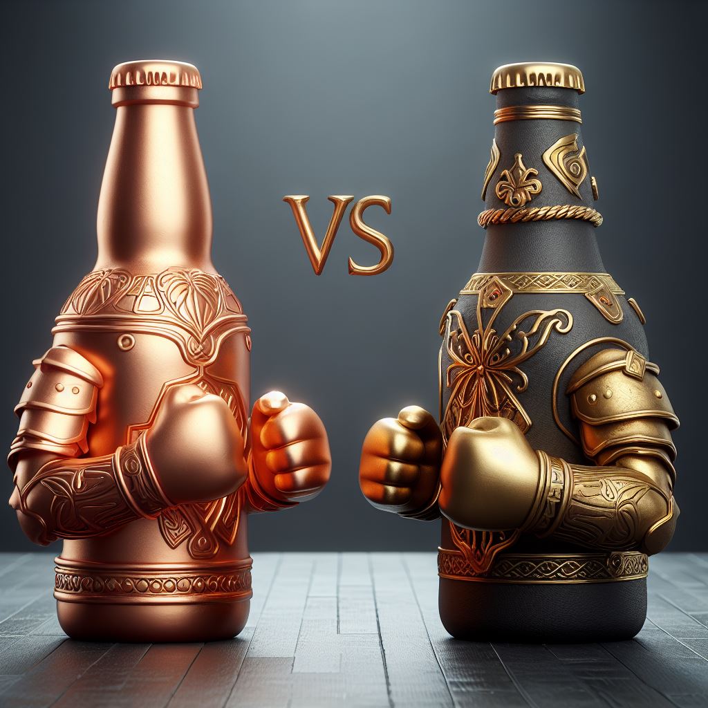 Copper vs. Brass Water Bottles