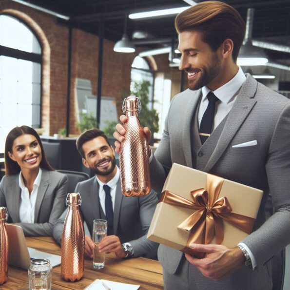 stylish copper bottles for corporate gifts