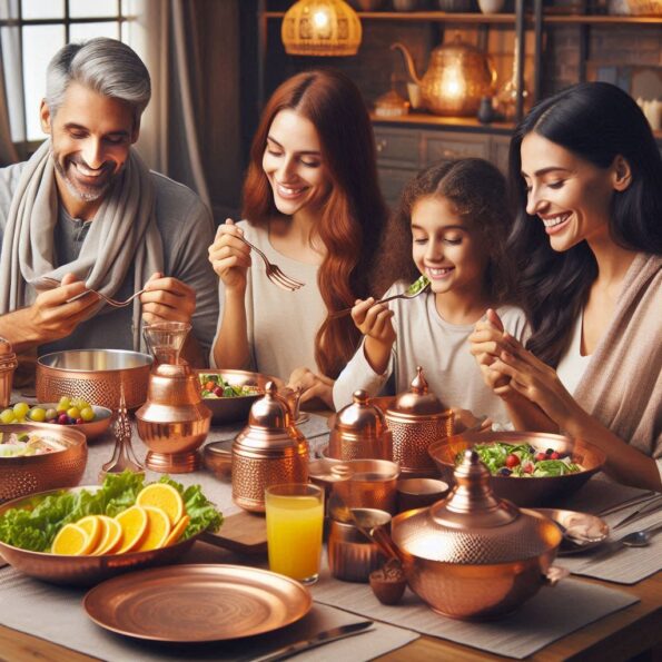 Benefits of copper tableware