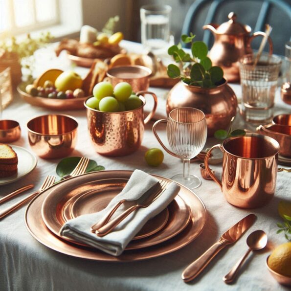 copper tableware